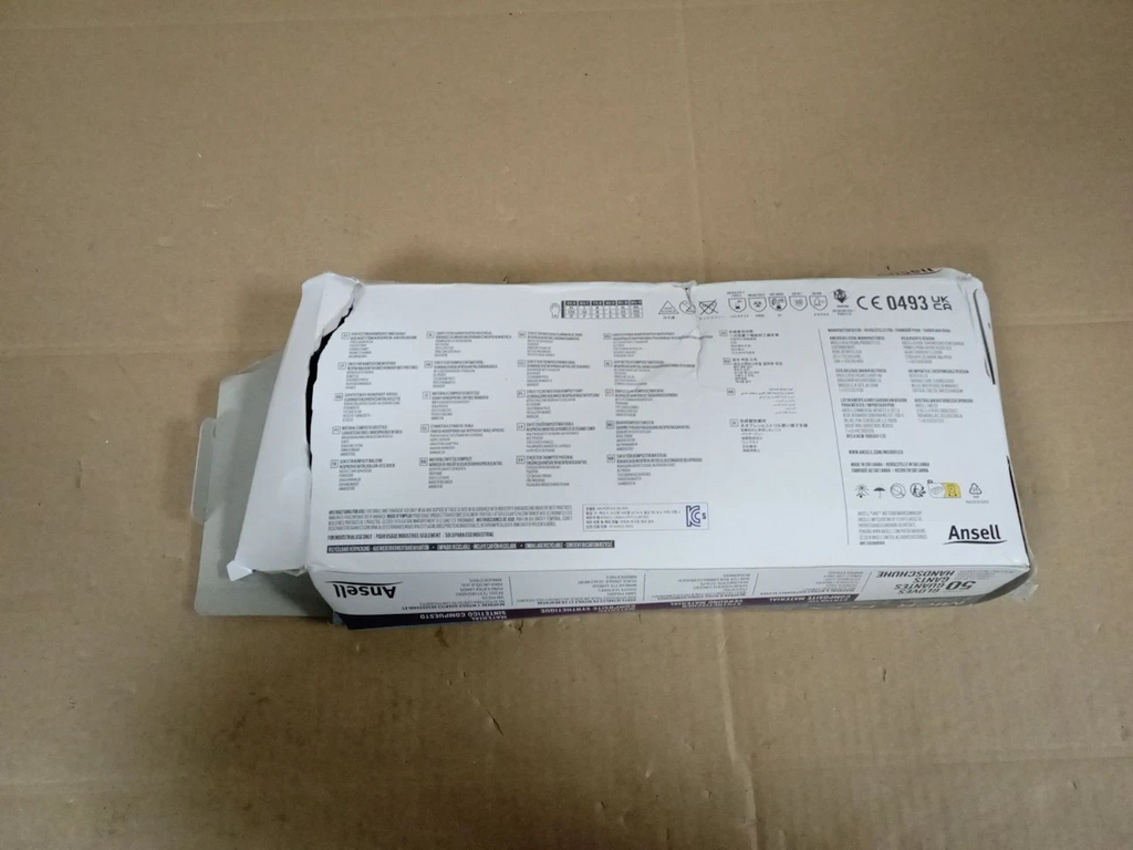 Ansell Microflex 93-260 Disposable Gloves Nitrile Neoprene Single Use XL New