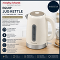 Morphy Richards Equip Jug Kettle 1.7L 3Kw Rapid Boil Removeable Limescale Filter