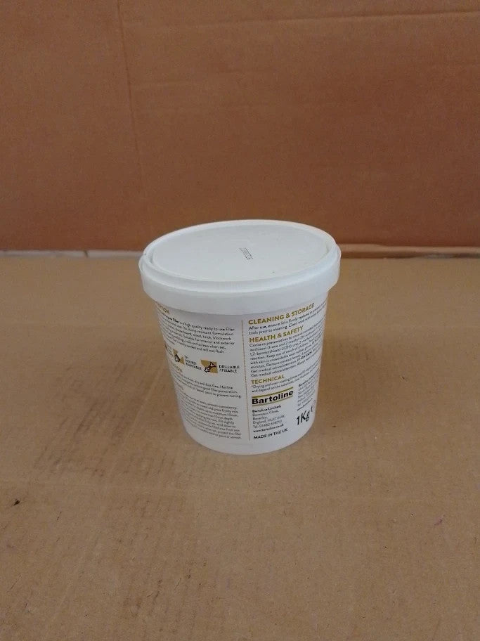 Bartoline 1876 Ready to Use All Purpose Filler Professional Quality Plaster 1kg