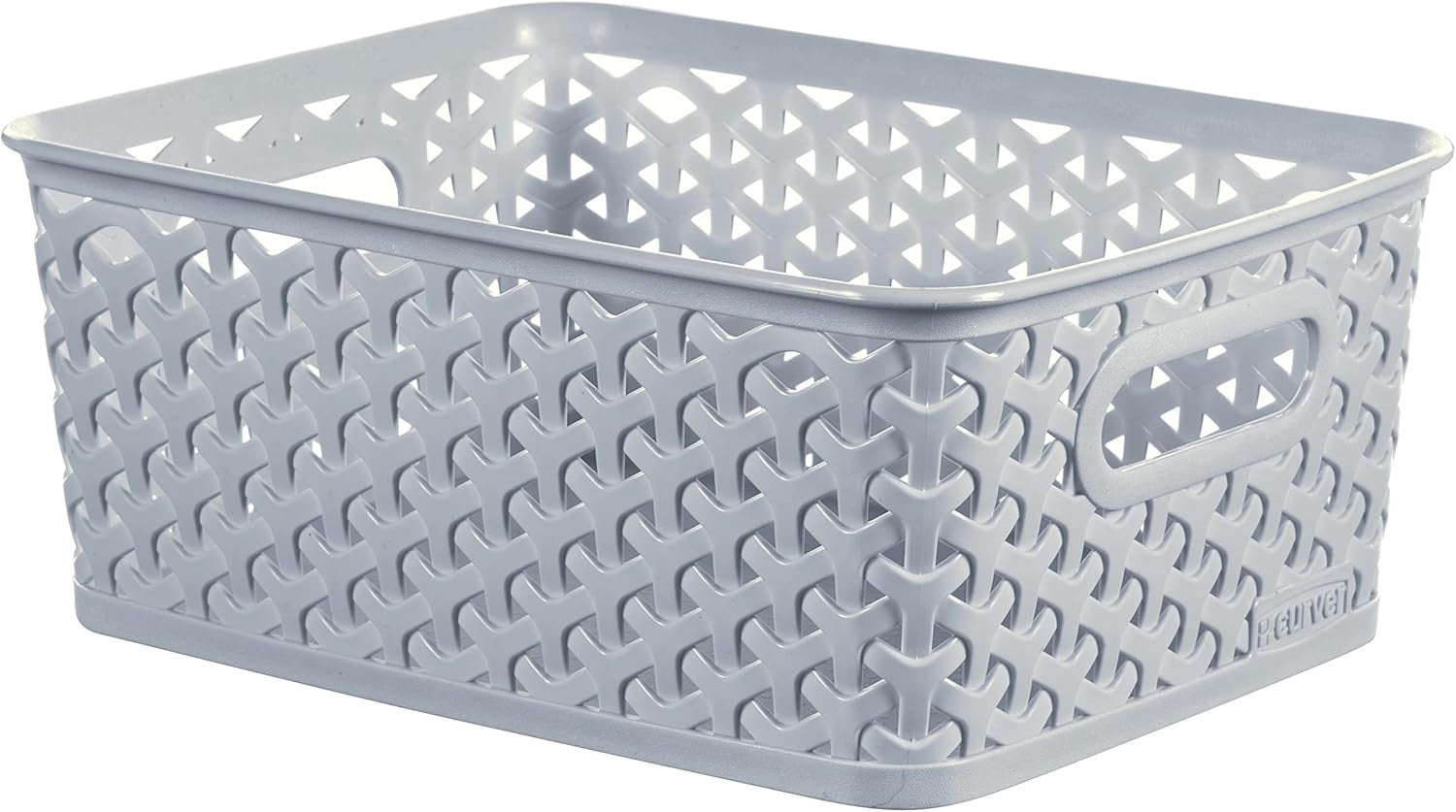 Curver My Style Small Rectangular Storage Basket 4L Blue 3 Pack Lightweight New