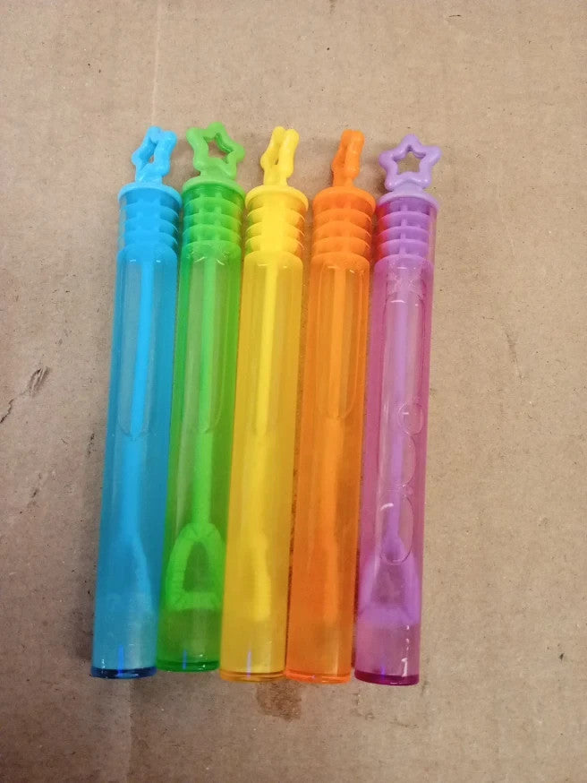 Ram Bubbles Kids Bubble Wands 5ml Garden Party Bag Filler 3+ Design New
