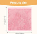 Muexoee 8pc Assorted Set Face Cloths Premium Bamboo Reusable 25.4L x 25.4cm New