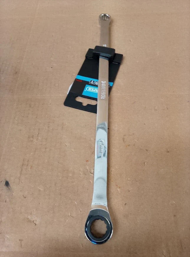 Draper 27771 Hi Torq Metric Extra Long Double Ring Ratchet Spanner 15mm