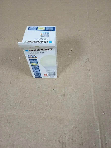 Blaupunkt LED Bulb Classic A60 LED Lamp E27 Base Screw 6W Replaces 60W New
