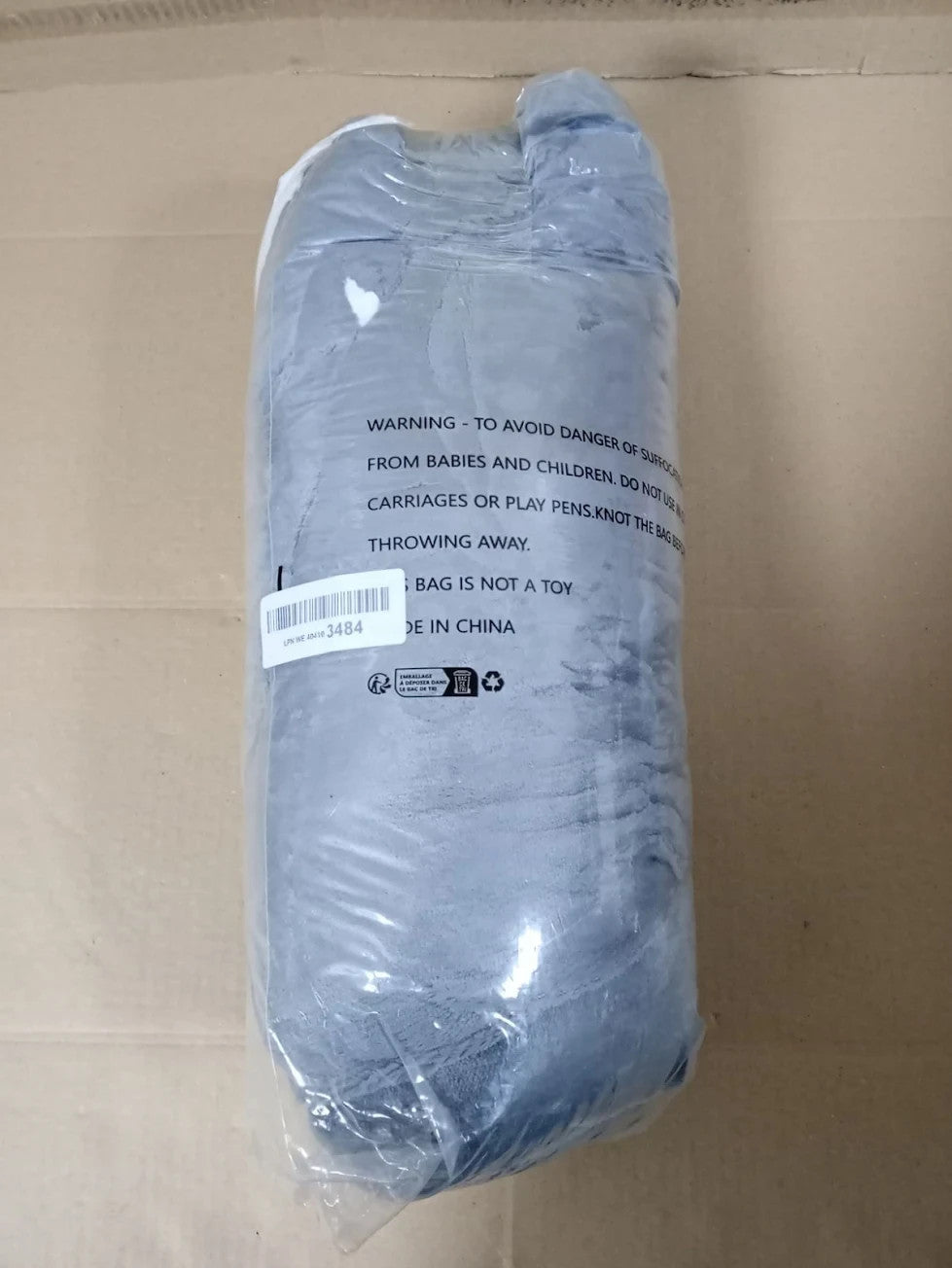 Aisbo Sherpa Fleece Throw Blanket Dark Grey Fluffy Thick Warm 150x200cm New