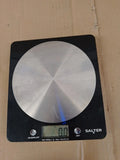Salter Electronic Scale with Steel Platform Black Capacity 5kg LCD Display