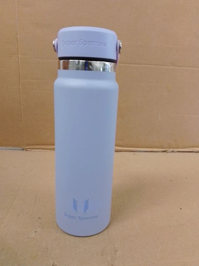 Sparrow Insulated Water Bottle 1L Wide Mouth Metal Bottles Swivel Sip Flask