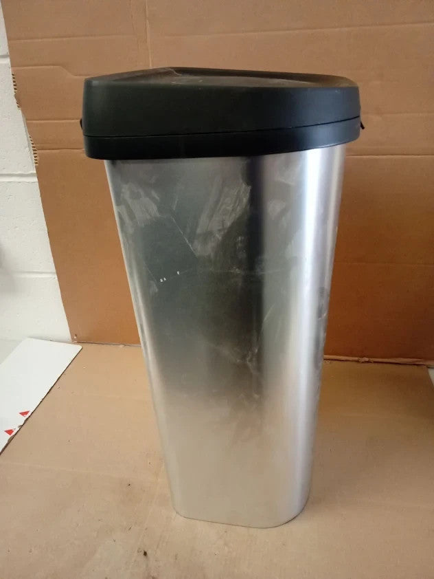 Curver 50L Mistral Silver Lift Top Bin