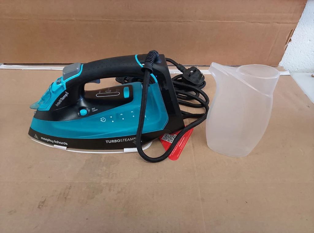 Morphy Richards Turbosteam Pro Steam Iron Non Stick Ceramic Soleplate 3100w New