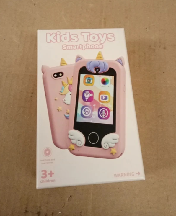 UCIDCI Unicorn Kids Smart Phone Toy Dual Camera Learning MP3 Music 3-7 Years New
