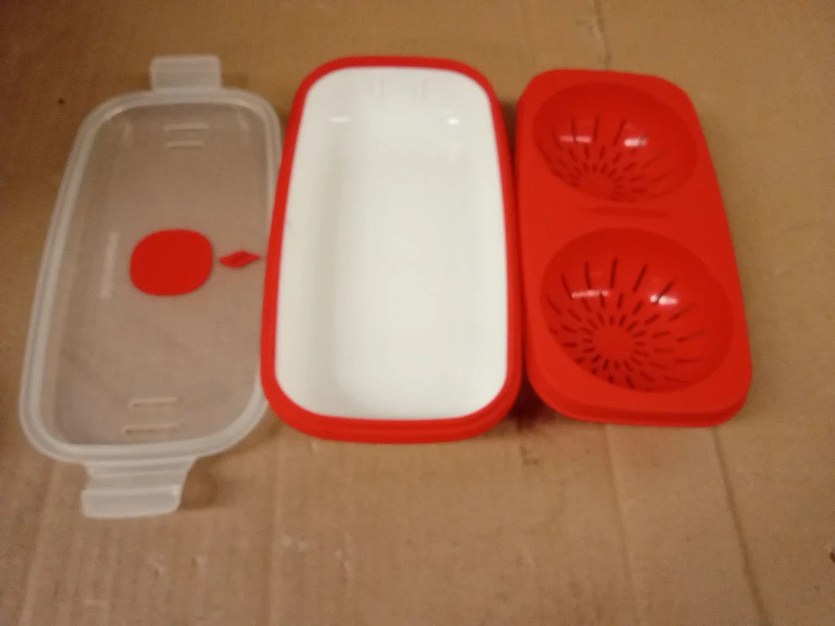 Snips Microwave Egg Poacher Omelette Maker Poached 0.75 LT 24x12.5x6cm