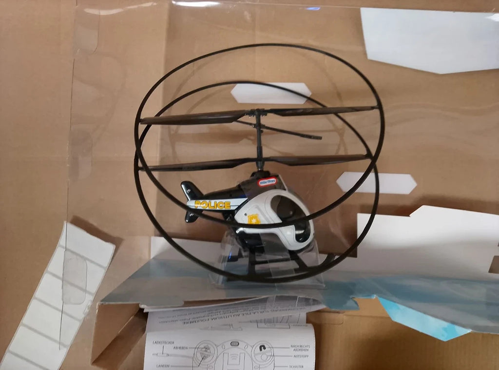Little Tikes My First Flyer Helicopter Toy Simple One Touch Remote 4+ New