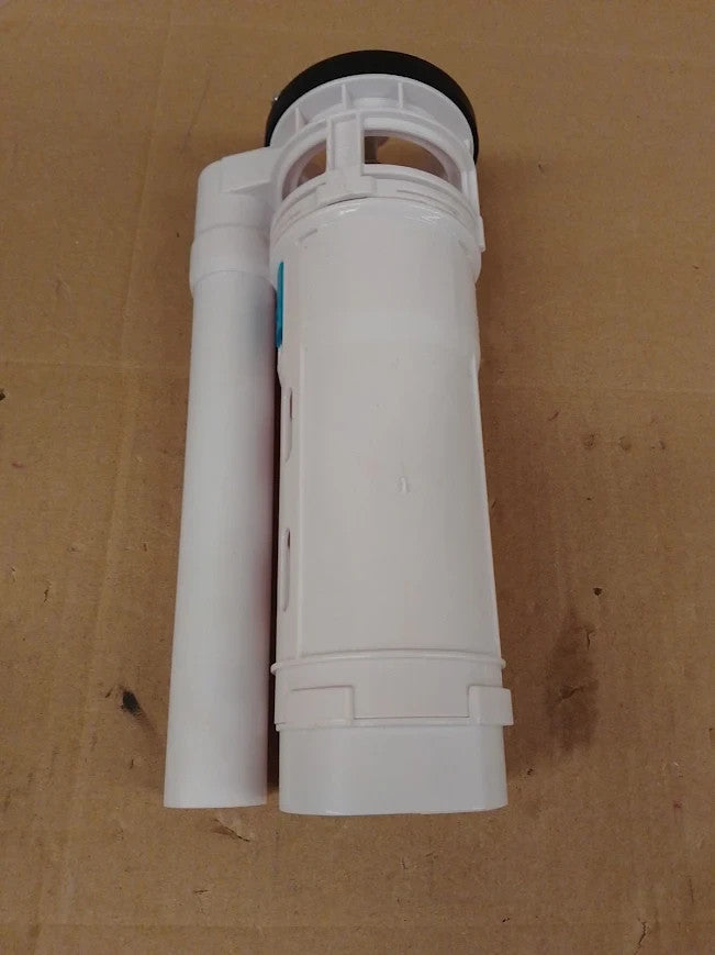 Mxfans White ABS Toilet Cistern Dual Flush Push Button Valve Good Sealing 9.84in