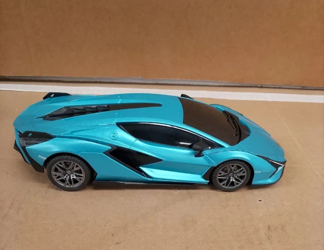 1:24 Scale Lamborghini Sian FKP 37 Official Licensed Blue Racing Car Model New