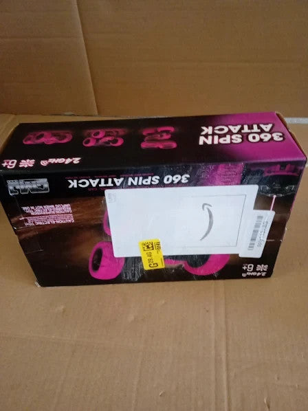 Cmj Rc Cars 360 Spin Attack Stunt Electric Race Stunt Double Sided Pink New