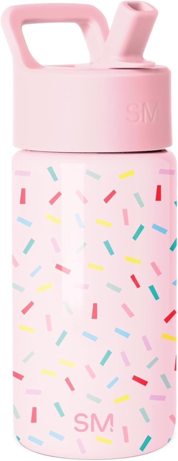 Simple Modern Kids Water Bottle Straw Insulated Stainless Steel Reusable New