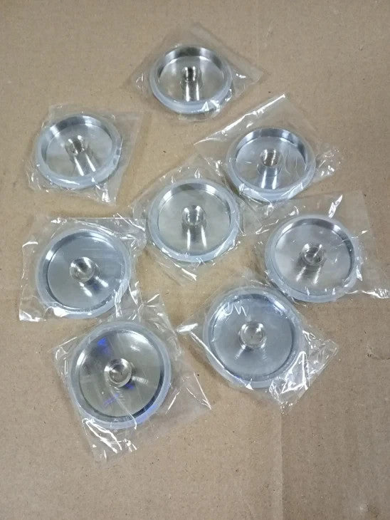 8pcs Pop Up Sink Bathroom Push Drain Sprung Stopper Plugs 38mm Click Clack