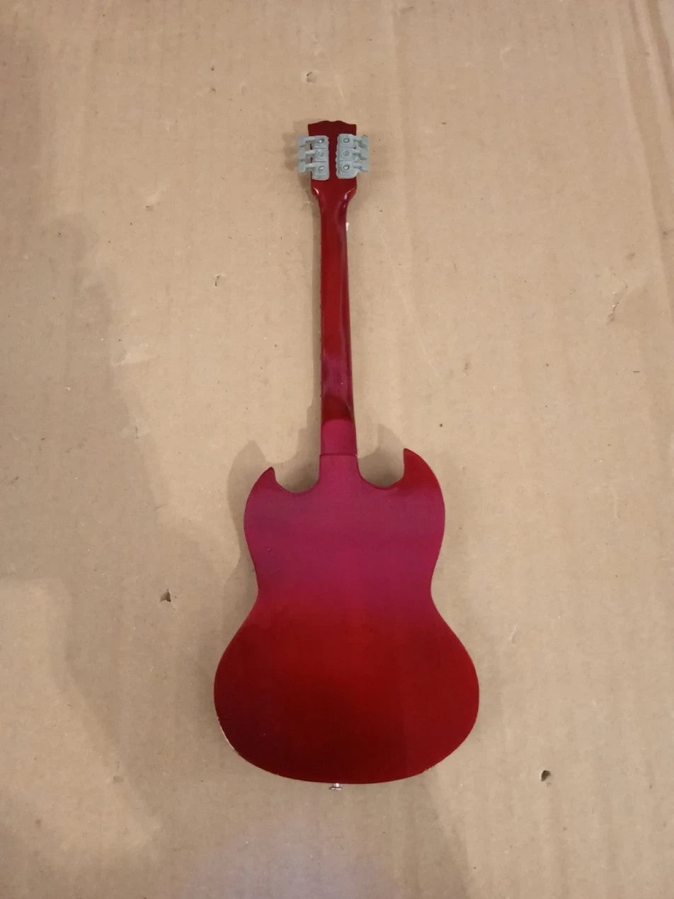 ACDC Miniature Guitar Replica 25cm Angus Young Model Rock Music Red Cherry