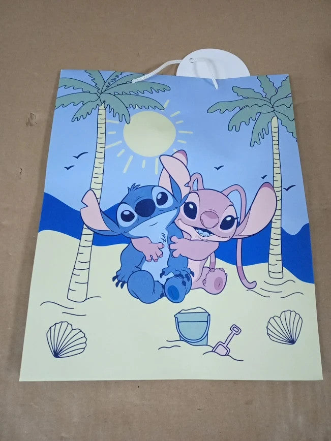 Hallmark Large Gift Bag 2pc Birthday Disney Lilo & Stitch Angel Disney New