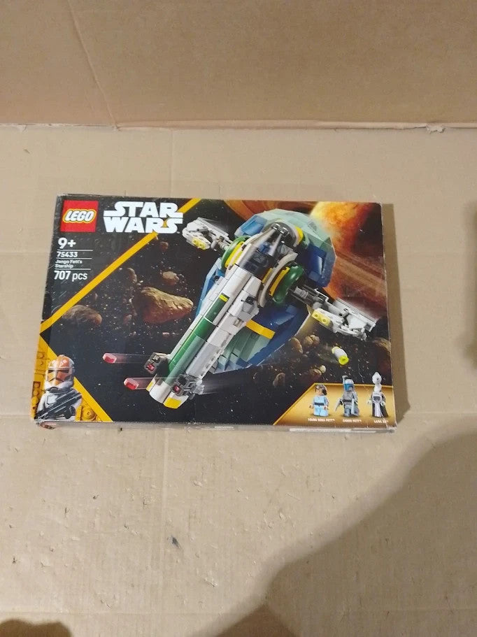 Lego Star Wars 75433 Jango Fetts Starship Play Display Toy Rotating Wings New