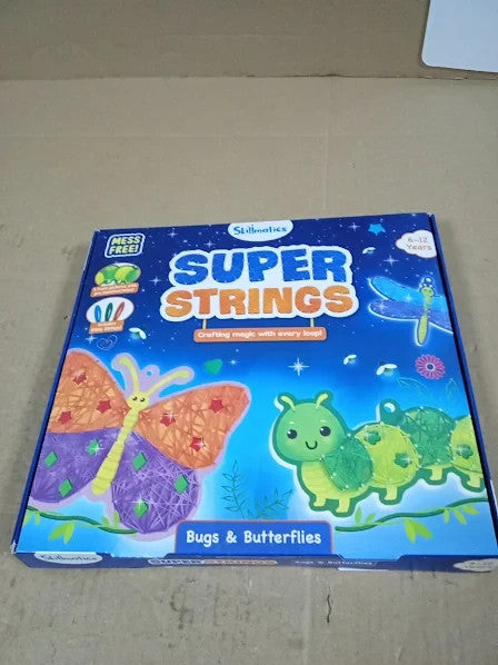 Skillmatics String Art Activity Bugs Butterflies  Mess Free Art Kids 6+ New