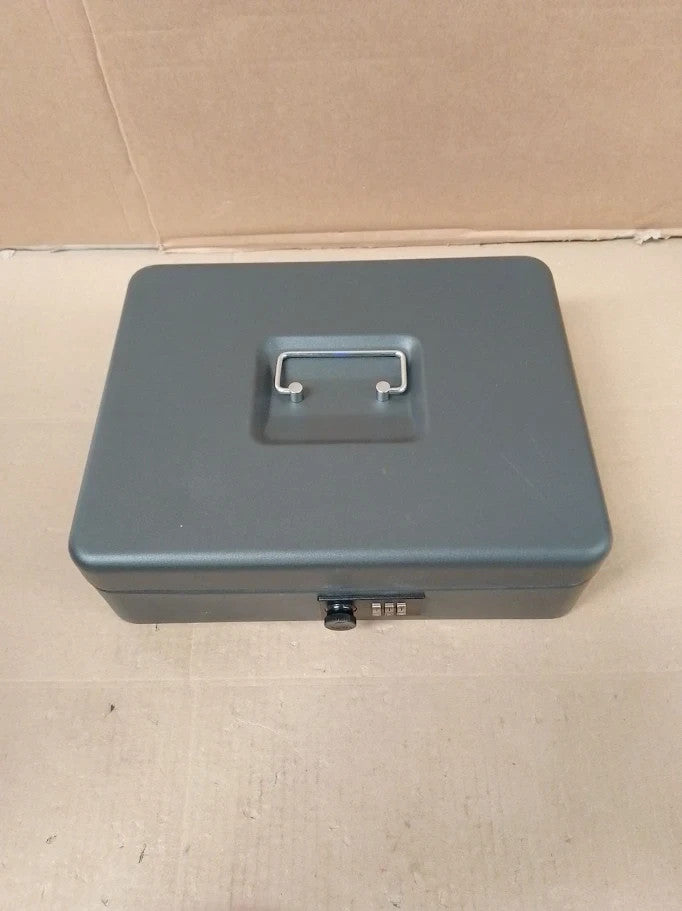 Cathedral Products 12in Steel Cash Box Combination Lock Durable Secure New