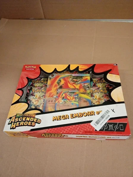 Pokmon TCG Mega Evolution Ascended Heroes Mega Emboar 1 Foil Promo Card New