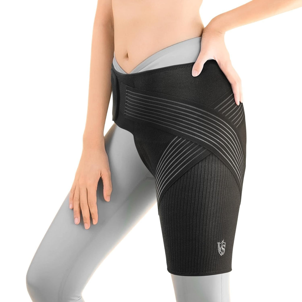 Vital Salveo Compression Recovery Hip Brace Crossed Bandages Small New