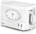 Swan STM201N Vintage Teasmade Traditional Dial Clock Rapid Boil 600ml 850w New
