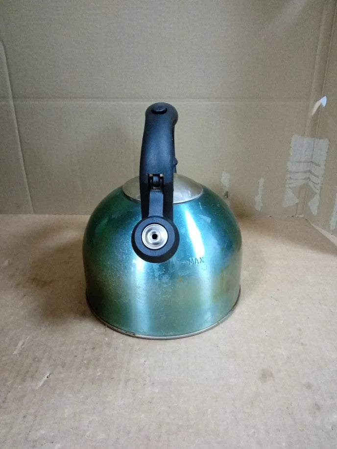 Amazon Basics 2.3L Stainless Steel Kettle Teal Made High Quality Durable Modern