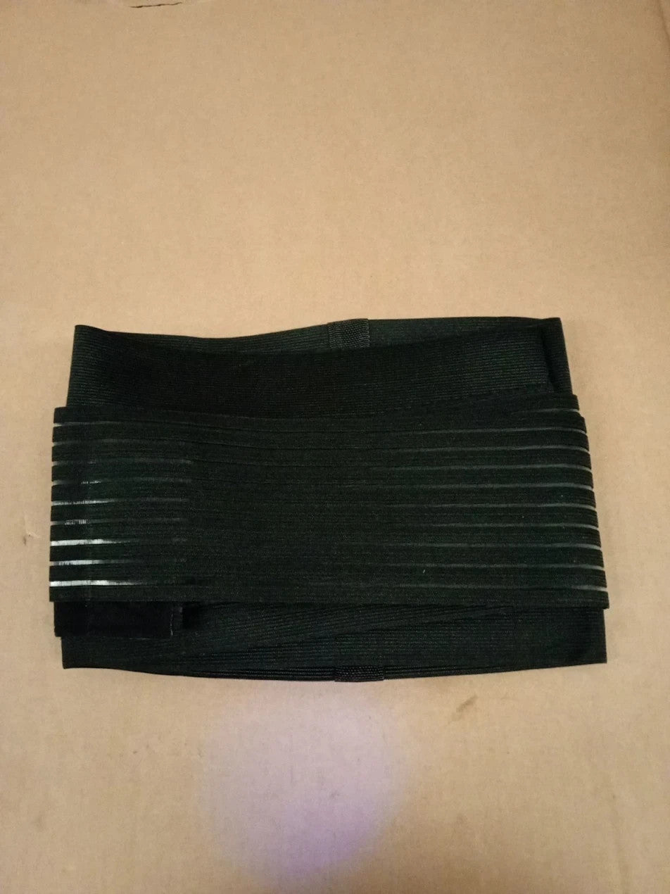 Paskyee Lower Back 6 Stays Back Brace Lumbar Support Belt XXL Black New