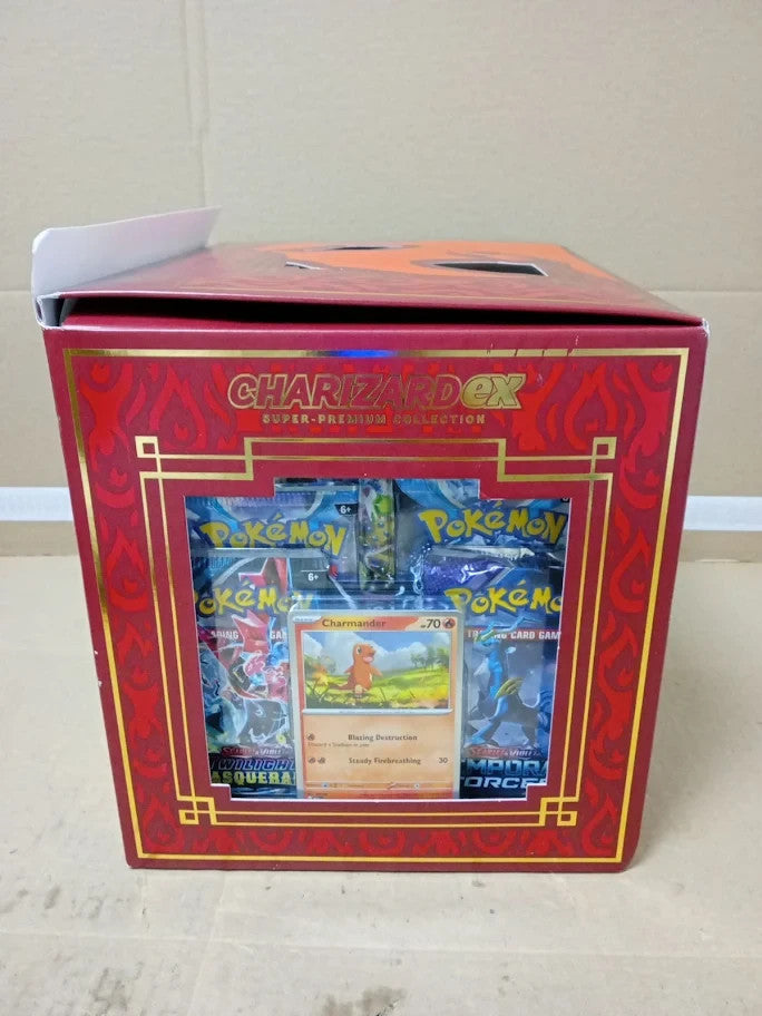 Pokemon TCG Charizard Ex Super Premium Collection Display Figure 6+ Opened Packs