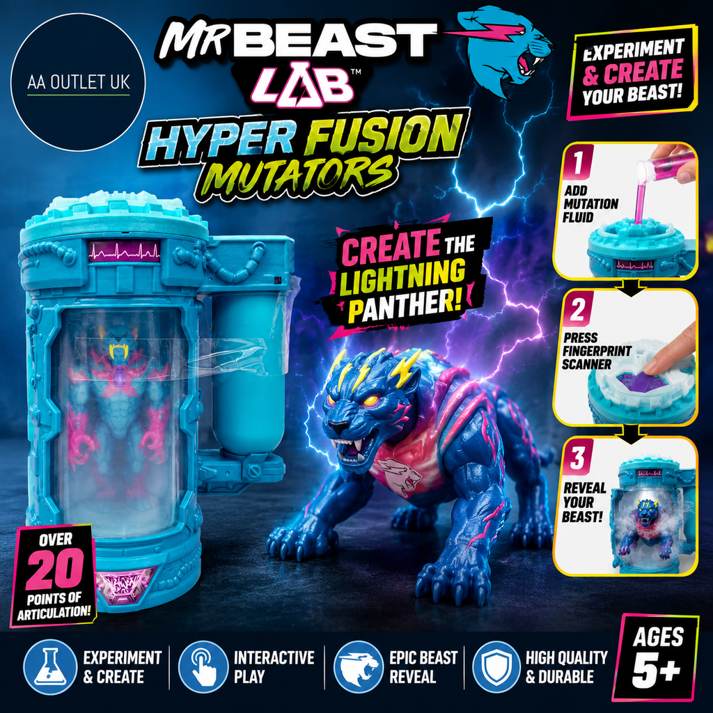MrBeast Lab Hyper Fusion Mutators Experiment & Create The Lightning Panther