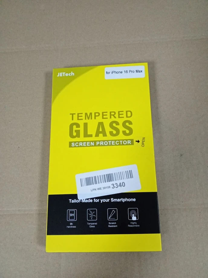 JETech Privacy Screen Protector IPhone 16 Pro Max Install Tool Heavy Duty New
