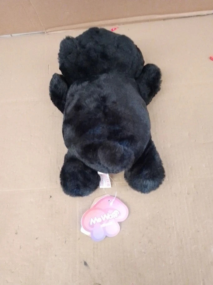 Mewaii Black Cat Plush Pillow Cute Plushies Squishy Huggable 13in Washable
