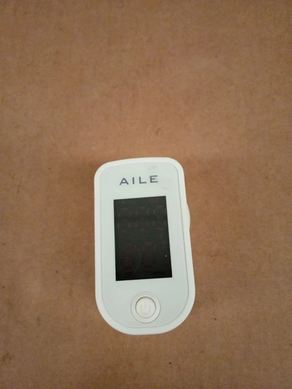 AILE Pulse Oximeter Oxygen Meter Adults Accurate Fast Easy Larger Red Screen