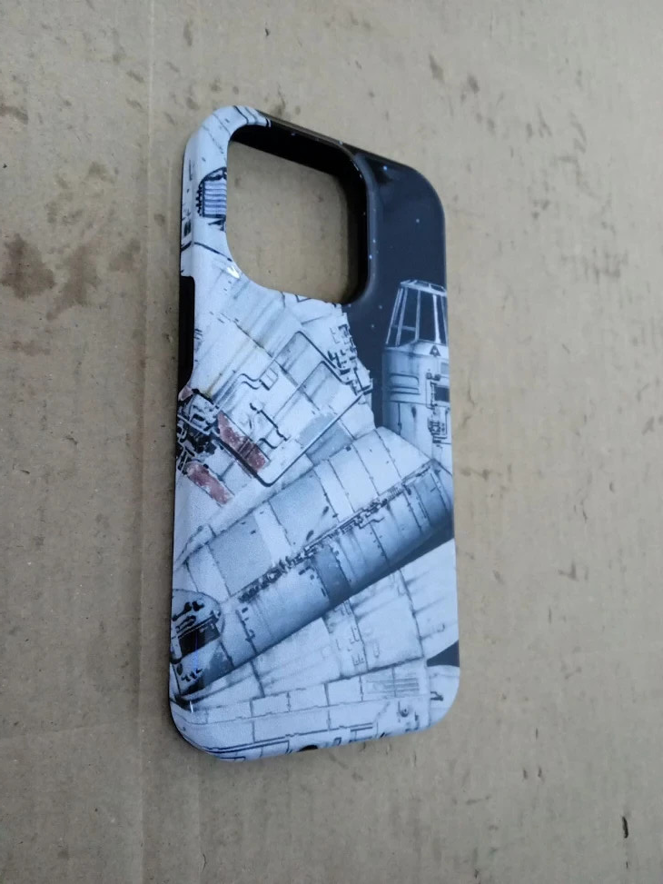 iPhone 14 Pro Star Wars Millennium Falcon Cockpit Black Case Polycarbonate New