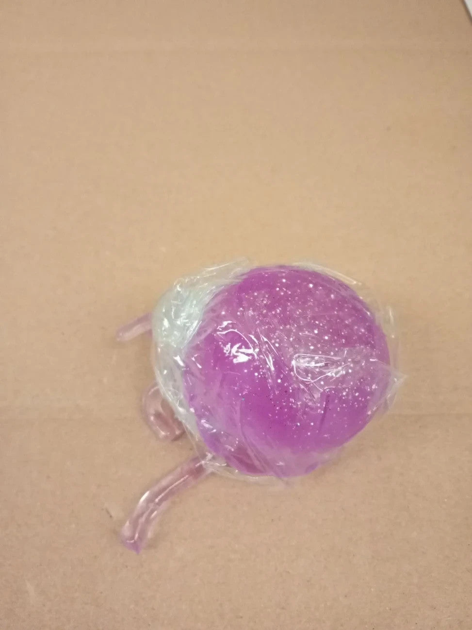 Glitter Jellyfish Squishy Toy Stress Relief Fidget Kids & Adults  Soft Touch