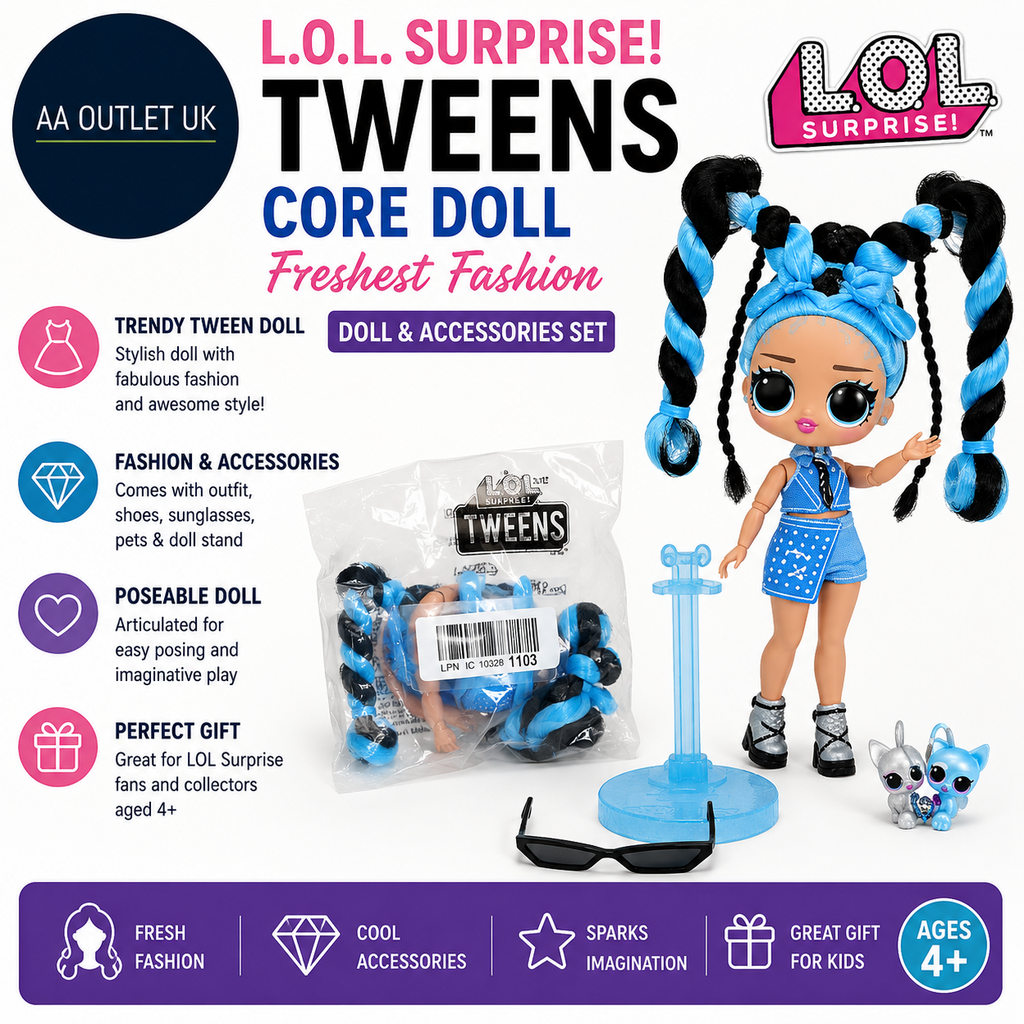 L.O.L. Surprise Tweens Core Doll Freshest Fashion Doll Design Accessories