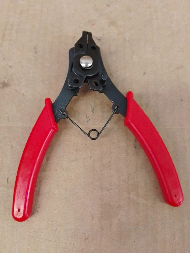 BGS DIY 454 Circlip Pliers with exchangeable Heads 160mm 24.5x11cm Metal
