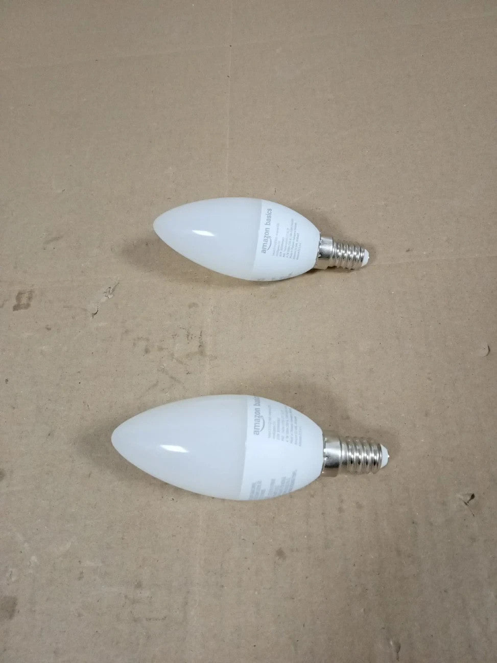 Amazon Basics E14 Smart LED Bulb 4.7W WiFi Light  2.4 GHz Alexa Only 2 Pack New