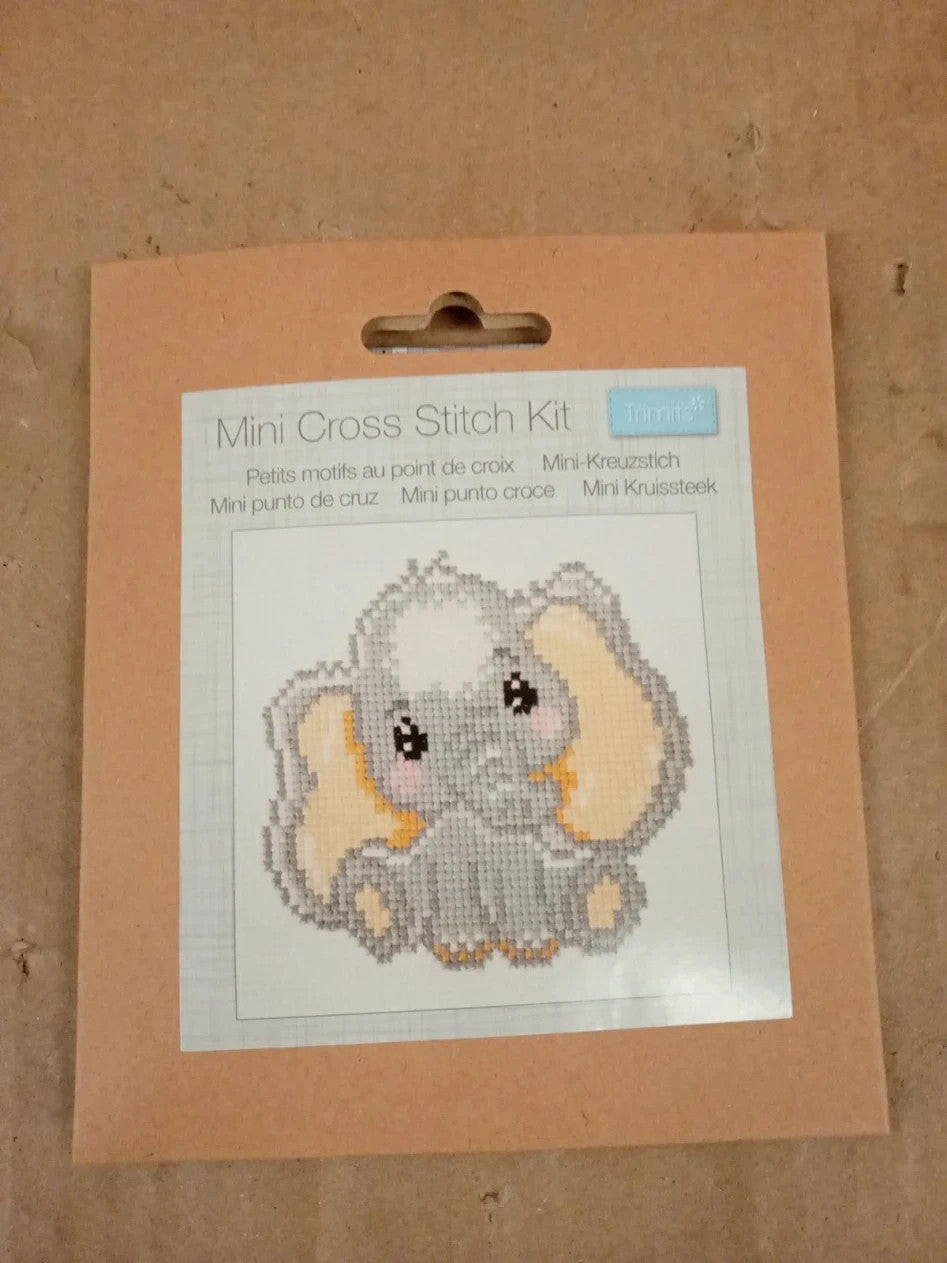 Trimits 3 Pack Cross Stitch Kits Adults Beginners DIY Embroidery 13x13cm New