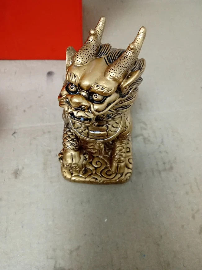 Lachineuse QiLin Couple Figurines Feng Shui Chi Lin Figurine Negative Energy