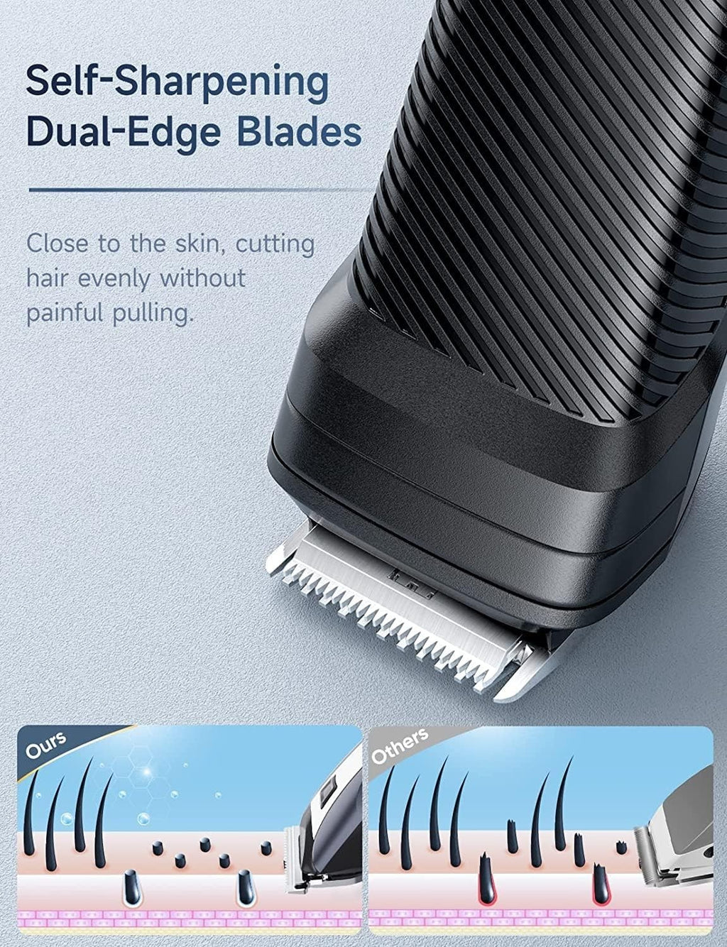 Beard Trimmer Hair Clippers Men Nose Ear Trimmer Body Groomer Kit Cordless New