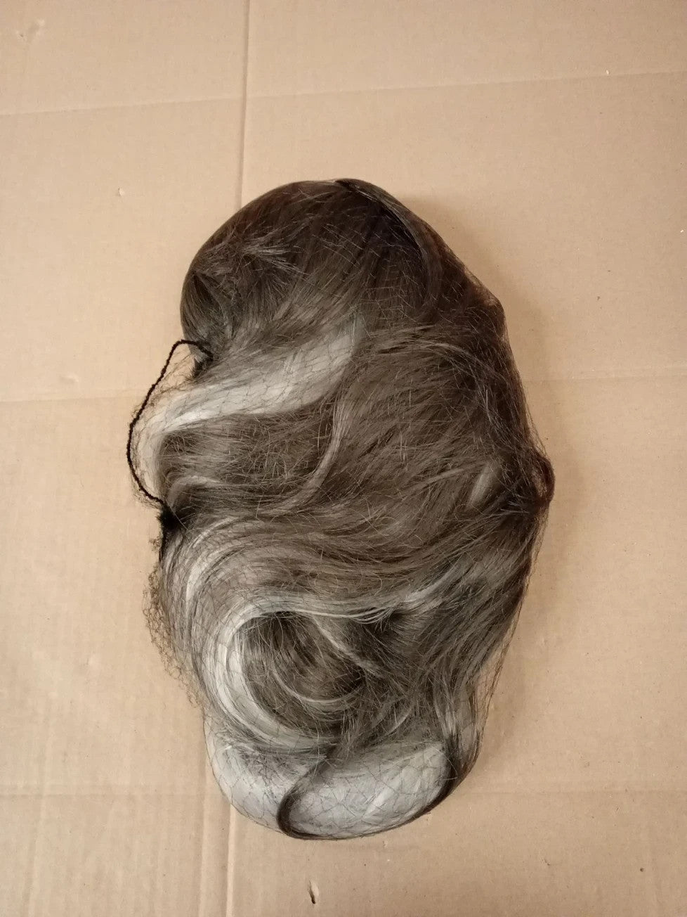Smiffys Deluxe Gothic Bride Wig Grey Heat Resistant Styleable Halloween New