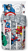 Jay Franco Marvel Comics Avengers Cool 100% Cotton 3 Piece Single Bedding New
