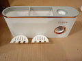 Ihave Wall Mounted Toothbrush Toothpaste Dispense 2 Cup 2 Compartments 6 Slots