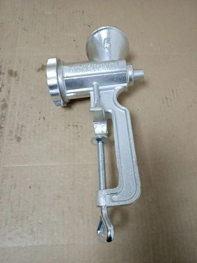 Kitchen Craft Cast Iron Meat Mincer No.5 with Sausage Making Attachment
