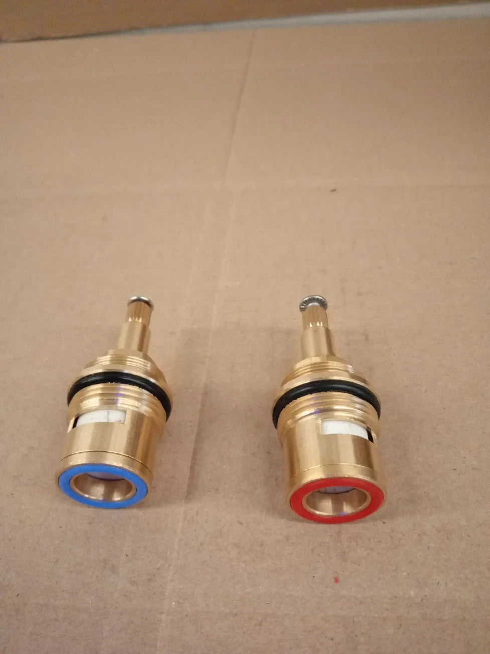 2 Pices 3/4" Bath Tap Cartridges Quarter Turn Valve Replacement Shower New