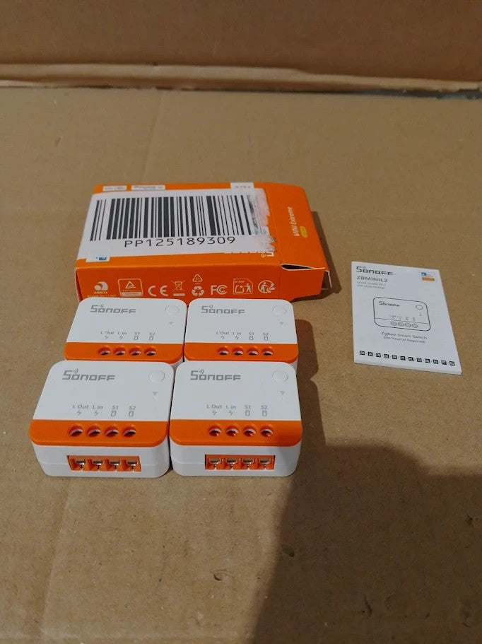 Sonoff ZBMINIL2 ZigBee Smart Switch No Neutral Wire Required 6A 1440W 2 Way New